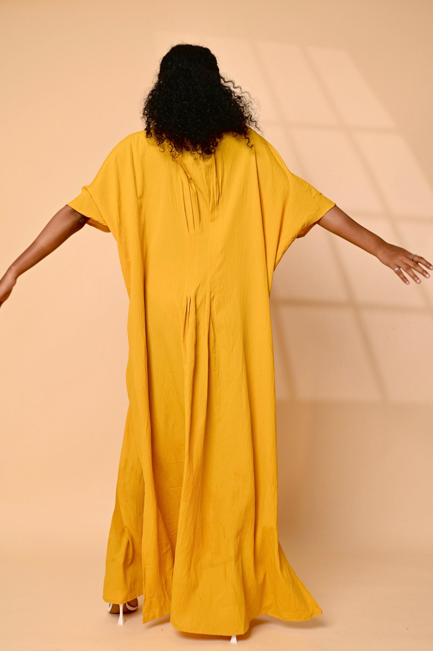 Sunshine pleated kaftan